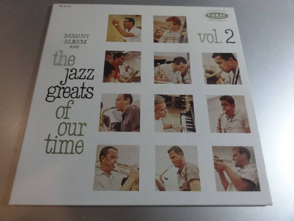 MANNY ALBAM マニー・アルバム　　　THE JAZZ GREATS OF OUR TIME VOL ２ 国内盤　　紙ジャケ