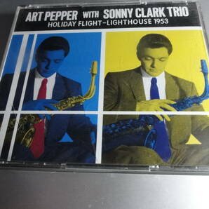 ART PEPPER WITH SONNY CLARK TRIO アート・ペッパー 　ソニー・クラーク トリオ　　HOLIDAY FLIGHT -LIGHTHOUSE 1953　　国内　2CD