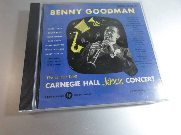 BENNY GOODMAN ベニー・グッドマン　　 CARNRGIE HALL JAZZ CONCERT 　　国内盤　2CD