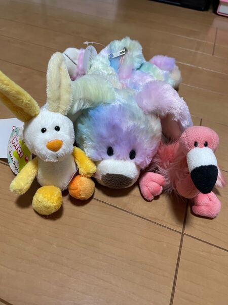 nici イエローラビット マーブルユキウサギ フラミンゴキーチェーン