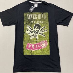 ボルコム Tシャツ 未使用 VOLCOM Nirvana Nevermind ニルヴァーナ ネバーマインド オマージュ Tシャツ 半袖 Sサイズ 黒 ブラック メンズ