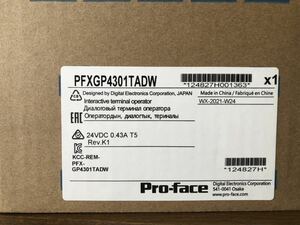 Pro-face タッチパネル PFXGP4301TADW プログラマブル表示器