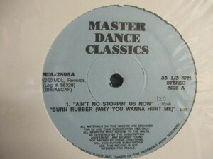 ★ VA ： Master Dance Classics 12'' ☆ (( McFadden & Whitehead - Ain't No Stoppin' Us Now / The Gap Band / Teddy Pendergrass