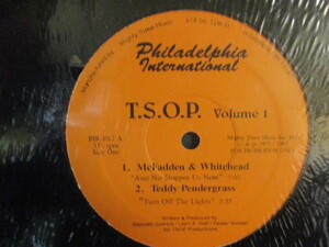 ★ VA ： T.S.O.P. Volume 1 12'' ☆ (( McFadden & Whitehead - Ain't No Stoppin Us Now / Teddy Pendergrass / Lou Rawls