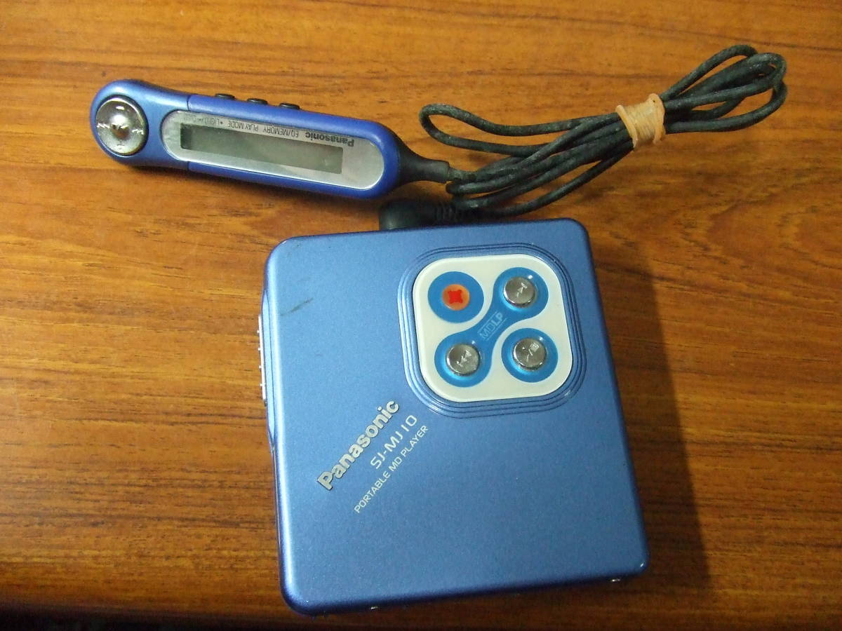 ナチュラルネイビー Panasonic ポータブルMDプレーヤー SJ-MJ10 Panasonic SJ-MJ19ポータブルMDプレーヤー