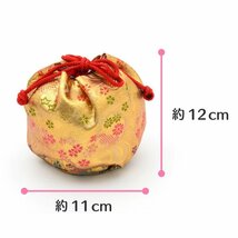 ☆着物タウン☆ 七五三 5歳 子供草履巾着セット 女の子用 金 ゴールド Mサイズ18cm 子供用 草履 鈴付き草履 3480-00009-m_画像6