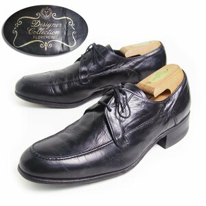 27cm相当　THE FLORSHEIM SHOE　Designer Collection 　フローシャイム 　Uチップ　エプロンダービ―　ドレスシューズ　ブラック　/U5951