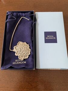 Royal Selangor バックハンガー ピューター製 ピオニー バックフック