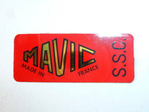 * MAVIC SSC red label sticker decal *