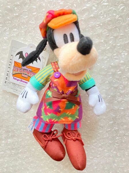 新品 未使用 タグ付 ディズニー TDL ディズニーハロウィーン 2012 ウェルカム トゥ スプーキーヴィル ぬいぐるみバッジ ヌイバ グーフィー