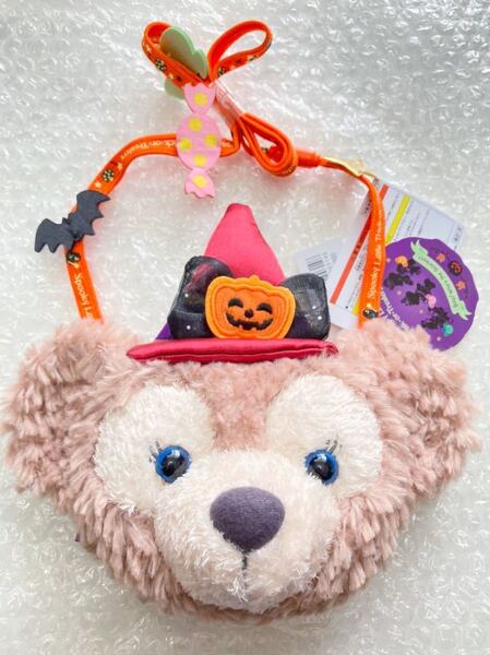 新品 未使用 タグ付 ディズニー TDS 15周年 ディズニー ハロウィーン 魔女 シェリーメイ ぬいぐるみパスケース コインケース オバケ