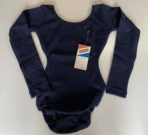  new goods Leotard gymnastics Sasaki sport long sleeve S size navy blue 