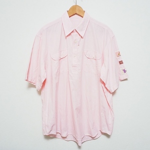 #snc Karl hell mKarlHelmut short sleeves shirt L pink men's [763979]