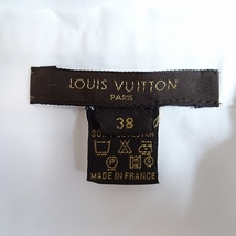 #spc ルイ ヴィトン LOUIS VUITTON シャツ ブラウス 38 白 半袖 パフスリーブ フランス製 レディース [760903]_画像5