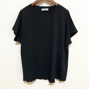 #spc poetry ..hitosi Tamura cut and sewn black crepe-de-chine do Le Mans short sleeves lady's [765404]