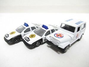 [sep2 NN870] WELLY ウェリー No. 8389 CHEVROLET CAPRICE ×2 No. 3333 Jeep CJ-7 カプリス ジープ ミニカー