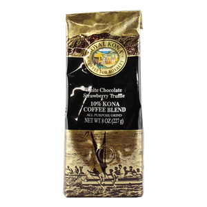 ROYAL KONA COFFEE Royal kona coffee white chocolate strawberry truffle 227g (8oz)