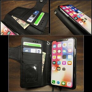 訳あり iPhone 13 Pro Max 友禅模様 ちりめん友禅 和風 iPhone手帳型ケース スマホケース 和柄 友禅柄 コンチョ付き 赤ピンク  の画像7