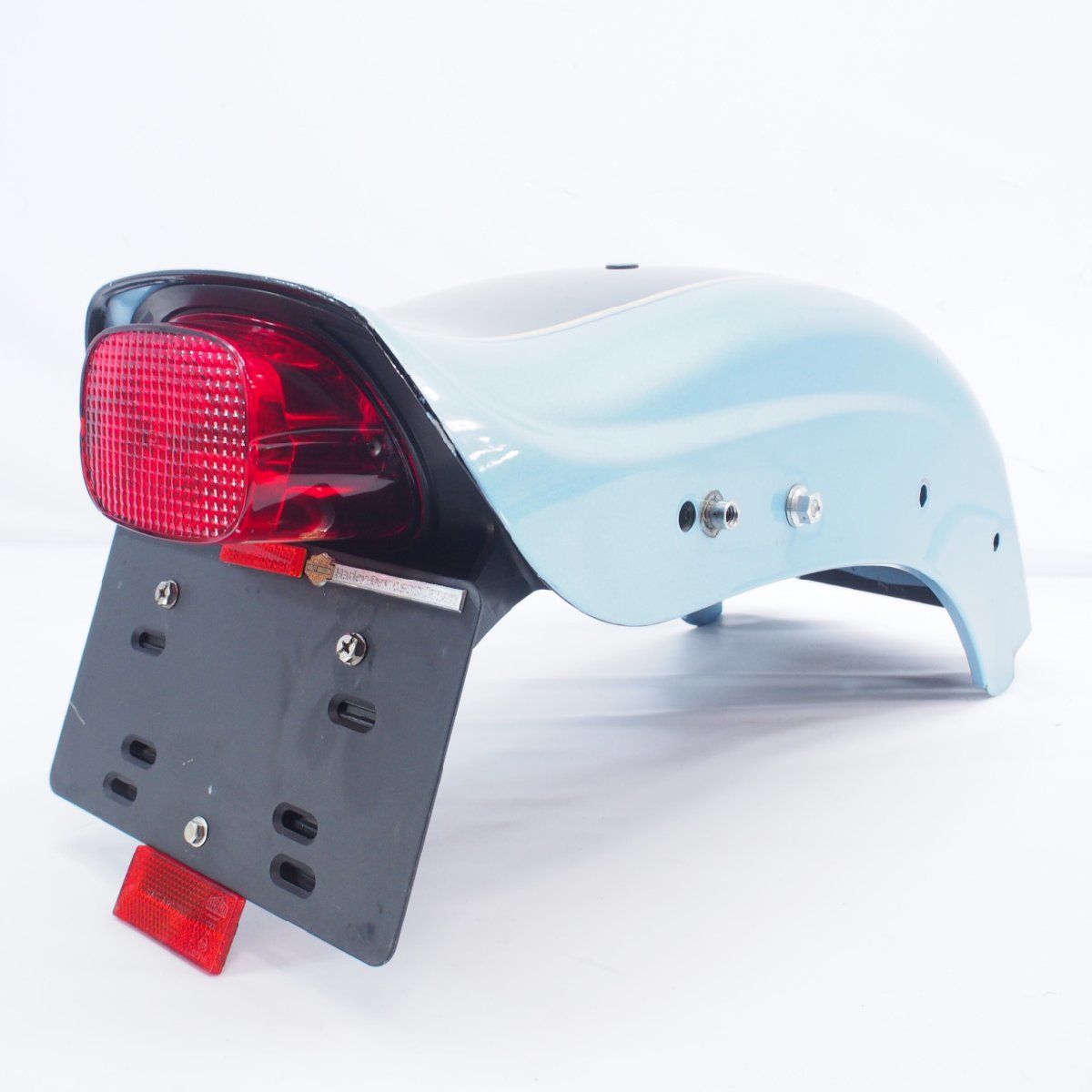 ハーレーFXSTC1580ソフテイル純正リアフェンダー テールランプ ナンバーフレーム FXSTC