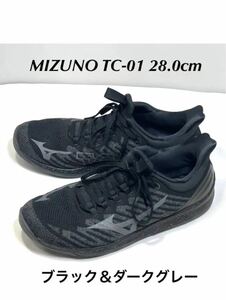 MIZUNOトレーニングシューズ TC-01 28cmブラック&ダークグレー 31GC1901