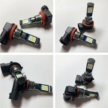 車検対応 爆光 2色切替 H8/H11/H16/HB4 LED フォグ ヴェルファイア20系 前期 エスティマ50系 アエラス ハイエース200 ３型前期*w_画像8