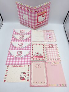 【希少】 おてがみセット ハローキティ HELLO KITTY ハガキ 封筒 ふみカード 郵便セット 【AS085】