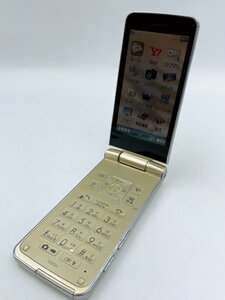 ソフトバンク SoftBank 109SH ゴールド ガラケー 携帯電話 利用制限〇(HS101)