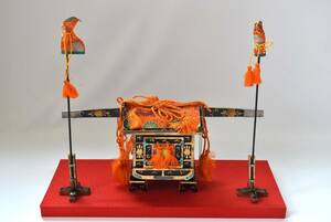 Art hand Auction Basket/palanquin/Hina doll/Momoyama/Used/23092022, season, Annual Events, Doll's Festival, Hina Dolls