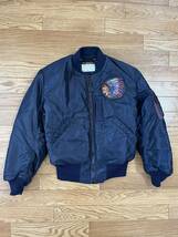 美品 リアルマッコイズ B-15C サイズ34 ネイビー THE REAL McCOY'S フライトジャケット ミリタリー FLIGHT JACKET ブルゾン NAVY_画像1