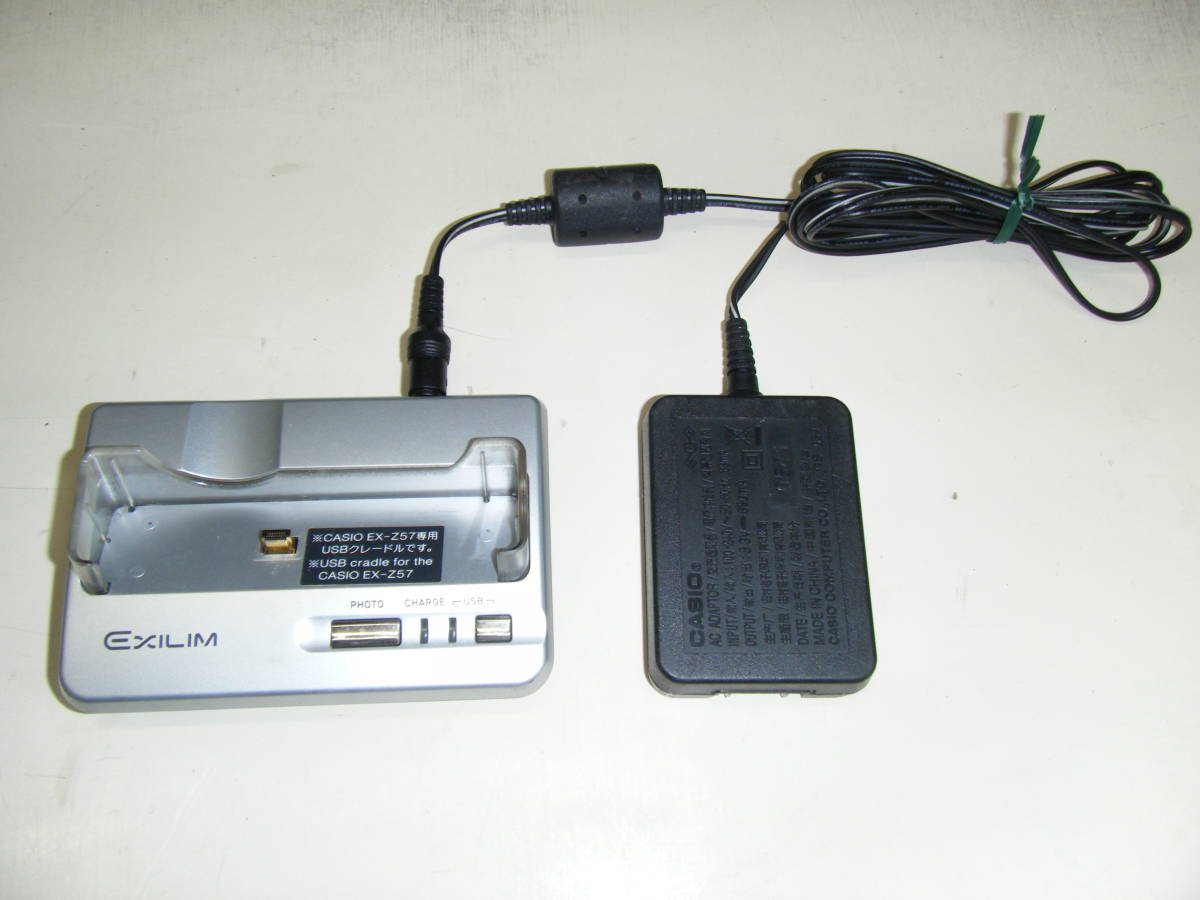 Casio CA-27 Cradle and AC Adapter for the Z57 Exilim Camera 