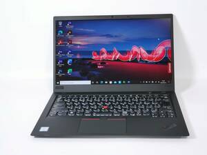  ThinkPad X1 Carbon / Lenovo / LTE 指紋認証 14.0型 タッチパネル / Core i7 8650U / 16GB / 512GB (NVMe) /バックライトKB / Office2021