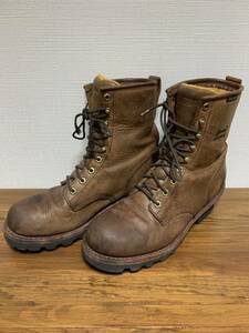 [CHIPPEWA] CHIP-A-TEX ROGGER BOOTS leather roga- boots 9M Vibram sole USA made Chippewa 