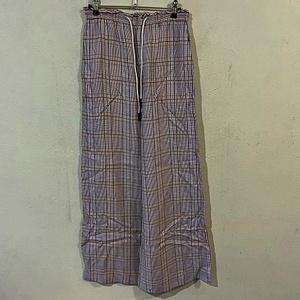 LE CIEL BLUE ルシェルブルー Moven Check Relax PT チェックパンツ 19SS 21S68512 サイズ36【代官山k9】