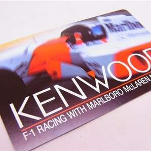 ◎ テレホンカード◎ KENWOOD F-1 マクラーレン マルボロ カーレース  テレカ 50度数 ◎未使用の画像2