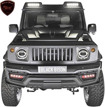 【M's】SUZUKI ジムニー/ジムニーシエラ (H30.8-)WALD Black Bison エアロ 3点キット (F+R+JG)／／FRP ヴァルド バルド JIMNY SIERRA_画像4