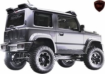 【M's】スズキ ジムニー シエラ (H30.8-)WALD Black Bison エアロ 3Pキット (F+R+OF)／／FRP ヴァルド バルド エアロ KIT SET JIMNY_画像6