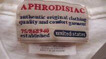 APHRODISIAC 旧モデル Tシャツ 白 M 半額以下 80%off レターパックライト おてがる配送ゆうパック 匿名配送_画像6