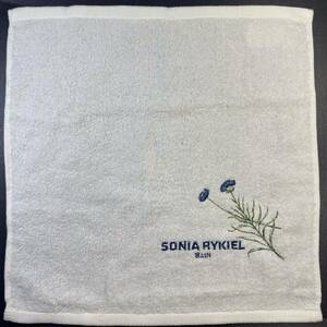 稀少廃版 新品未使用タグ付 ふんわり風合い抜群 SONIA RYKIEL Bainソニア リキエル 小原 日本製 ウォッシュタオル ハンドタオル34ハンカチ