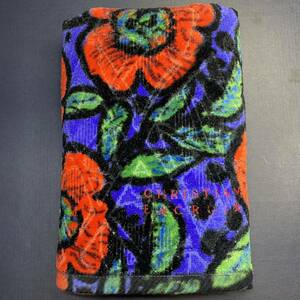  rare new goods unused hand .. eminent table velour color clear Christian Lacroix Christian Lacroix inside . made in Japan floral print soft face towel large size hand towel 