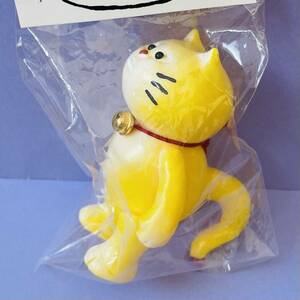 フテネコ　ナガモトマイ　ソフビ　幸せの黄色い猫　入手困難