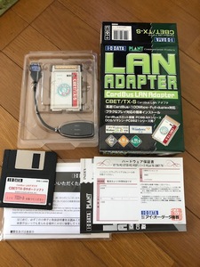 I・O DATA CardBus LAN アダプタ CBET/TX-S 2003/6/9生産終了 NEC PC-9821シリーズ