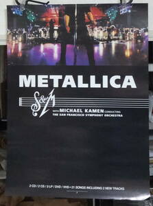 メタリカ METALLICA with Michael Kamen Conducting the San Francisco Symphony Orchestra /ポスター!!