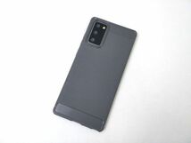 Galaxy Note20用 ソフトケース カーボン カバー note 20 グレー_画像1