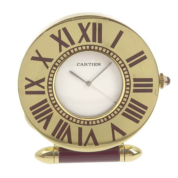 Cartier カルティエ置き時計◇ヴィンテージ◇難あり - library