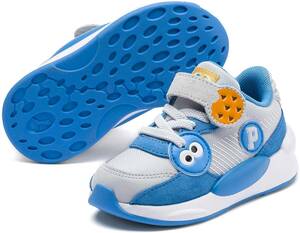  Puma Sesame Street collaboration 50 RS9.8 AC in fan to13cm 5C Cookie Monster SESAMI STR 50 RS9.8 AC Kids child sneakers 