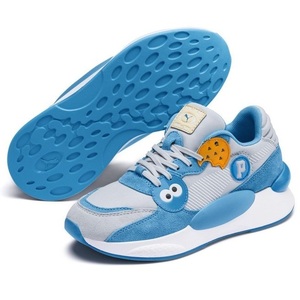  Puma Улица Сезам сотрудничество 50 RS9.8 JR Cookie Monster 22cm 4C SESAMI STREET 50 RS9.8 спортивные туфли 