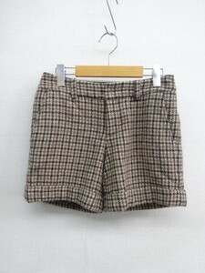 EZ1108*INED wool . short pants *7* Brown Ined 