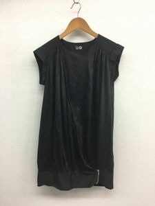 VNZ091●CHEAP MONDAY ノースリーブ カットソー●XS●黒 チープマンデイ