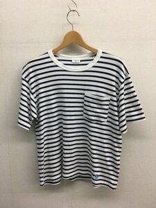 VNZ041●18SS ORCIVAL ボーダーポケットTシャツ●1●ネイビー ホワイト オーシバル