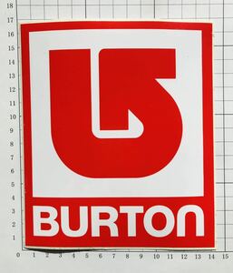 BURTON SNOWBOARDS RIDER LARGEステッカー バートン スノーボード ライダー大ステッカー